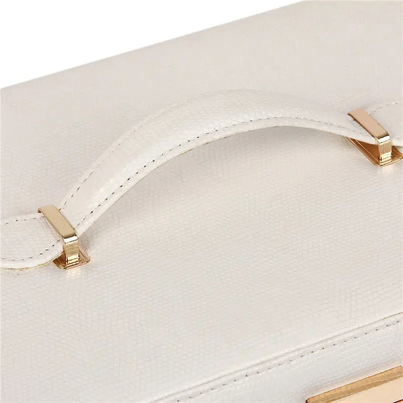 5-Tier PU Jewelry Box with Lizard Embossed Faux Leather | ZG106