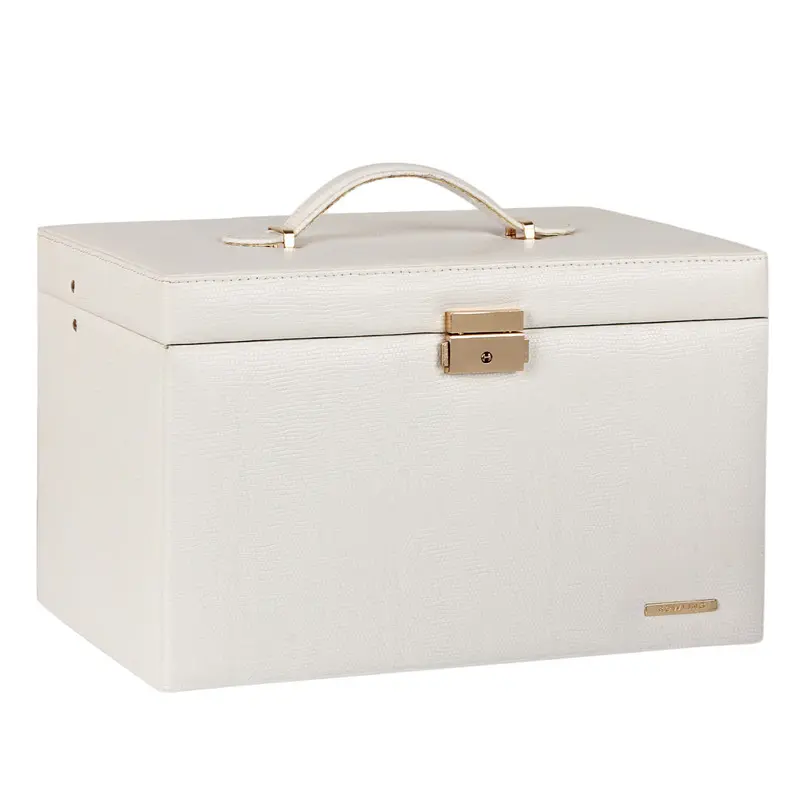 5-Tier PU Jewelry Box with Lizard Embossed Faux Leather | ZG106