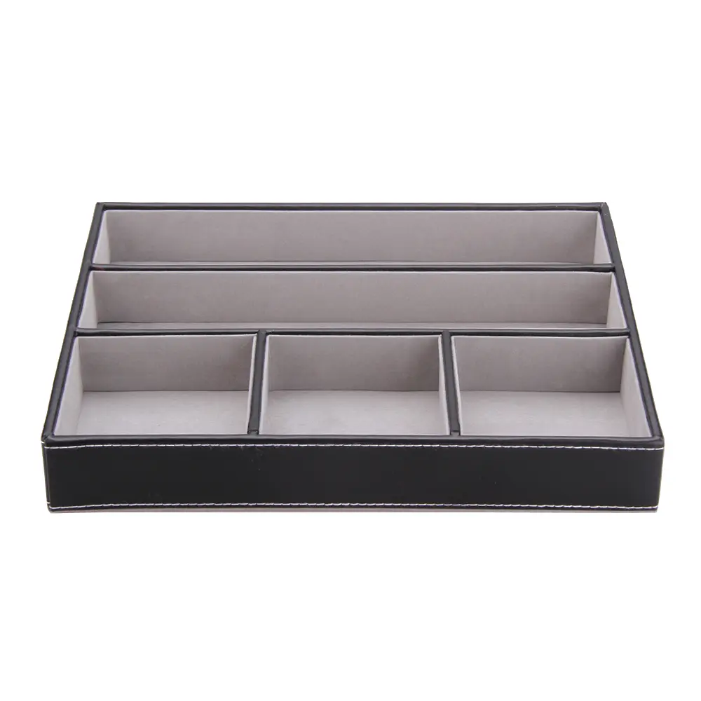 EuroStyle Leather Desk Tray Keys Coins Remotes Organizer | WG016