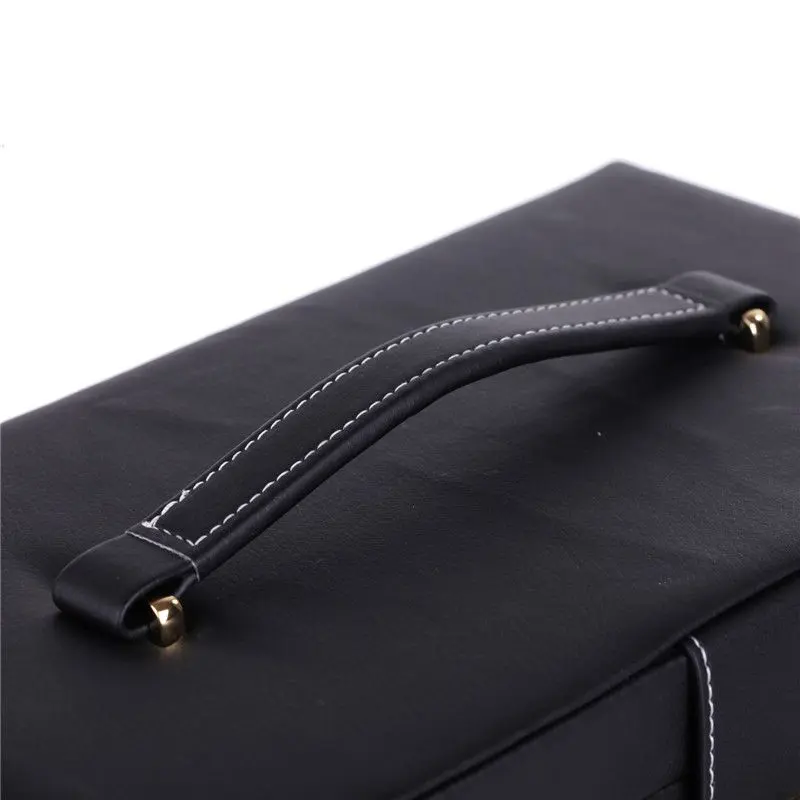 Large 6-Layer Leather Jewelry Box with Side Door Access | ZG241