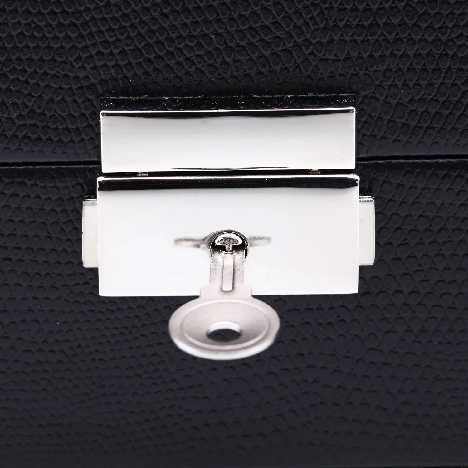 Black Lizard Men’s Luxury 15 Slots PU watch box with glass window | BG050