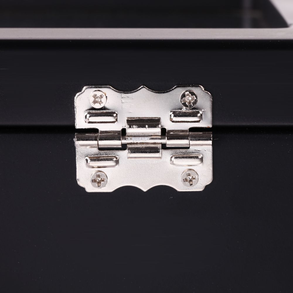 Handcrafted Wooden Jewelry Box with Glass Lid & Three Drawers | MG01