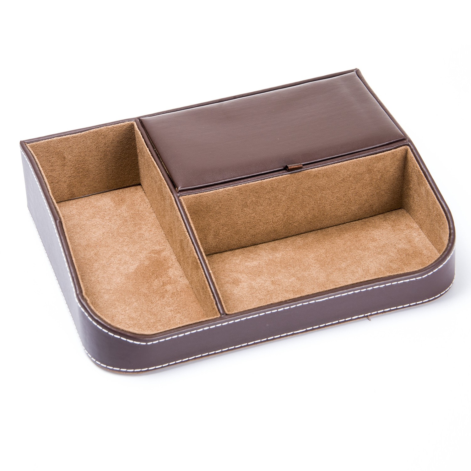 Faux leather desk storage tray for keys or accessories | WG011