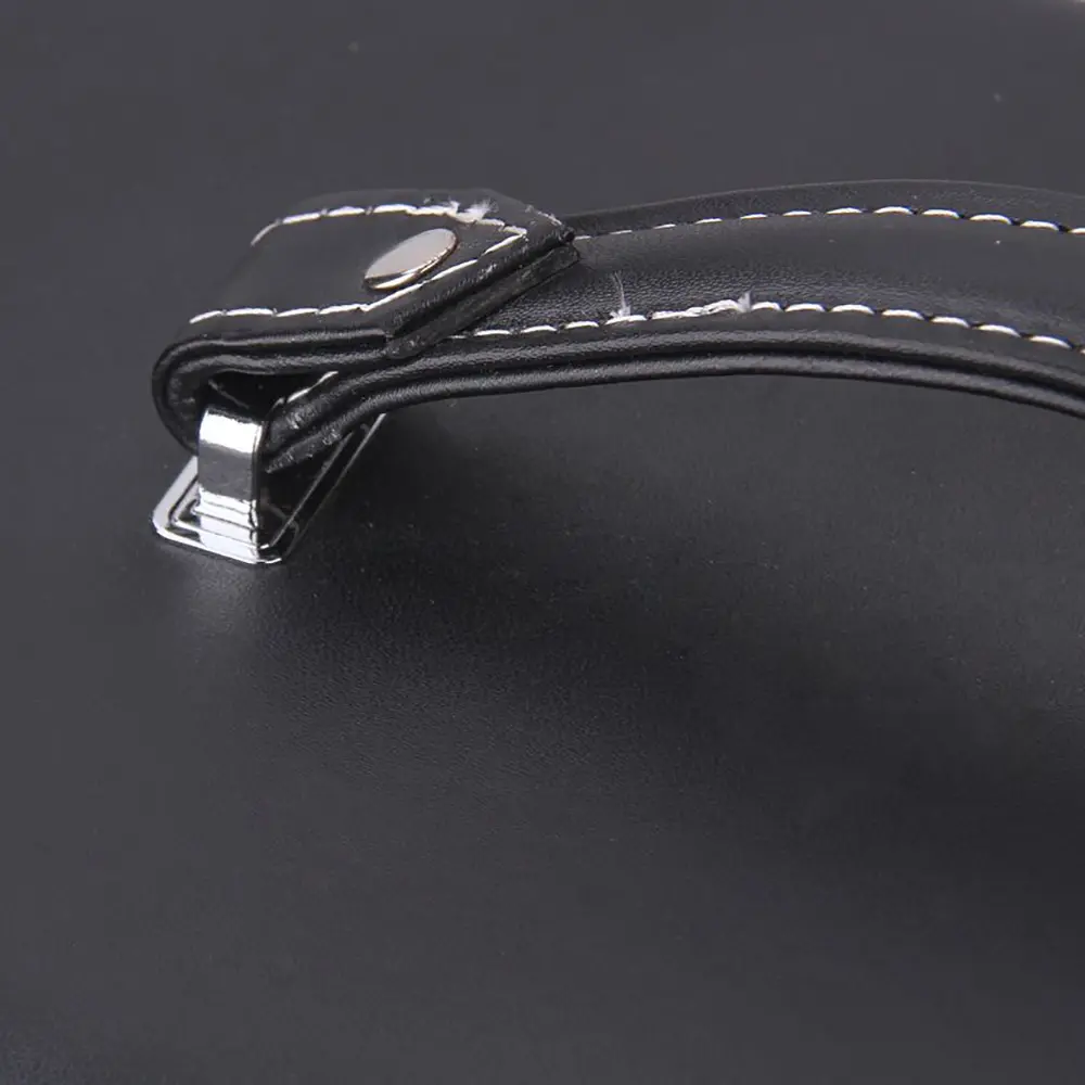 Exquisite Leather Jewelry Box with Arch Handle and swing door | ZG165