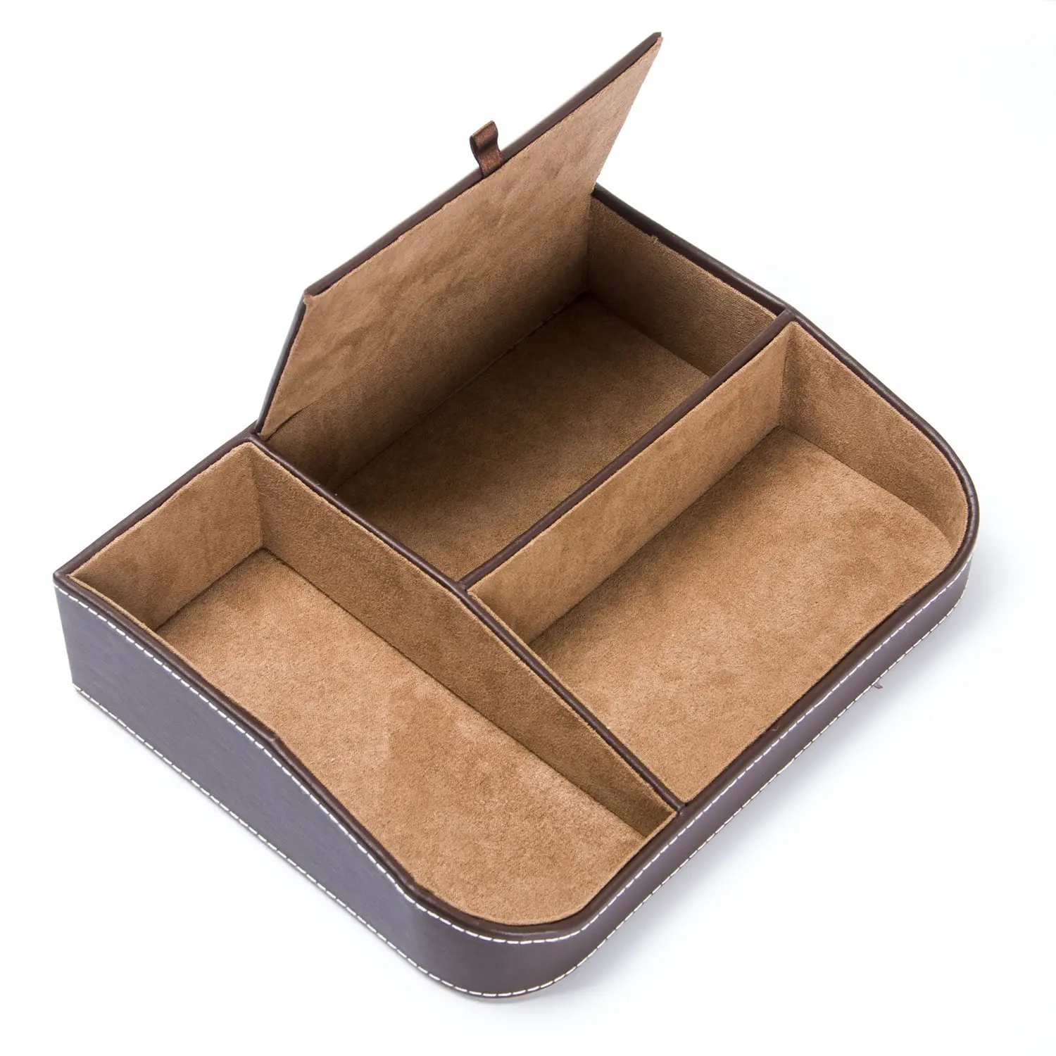 Faux leather desk storage tray for keys or accessories | WG011
