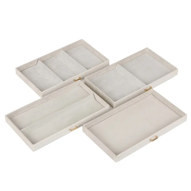 5-Tier PU Jewelry Box with Lizard Embossed Faux Leather | ZG106