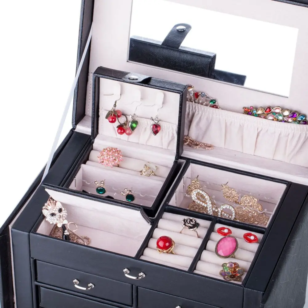 Large PU jewelry storage box luxury gift for women | ZG245