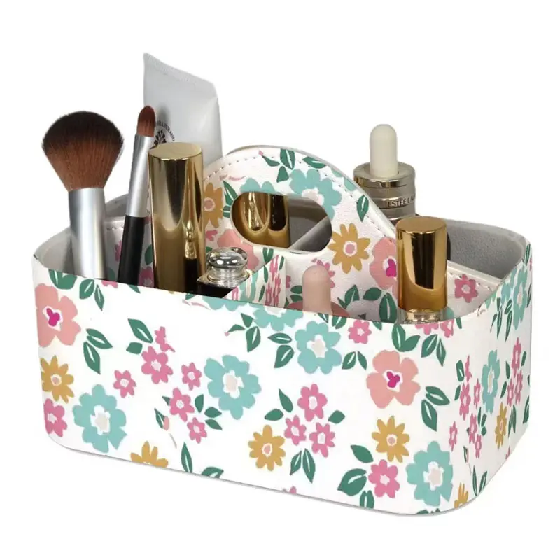 flower printing desktop storage box  拷贝