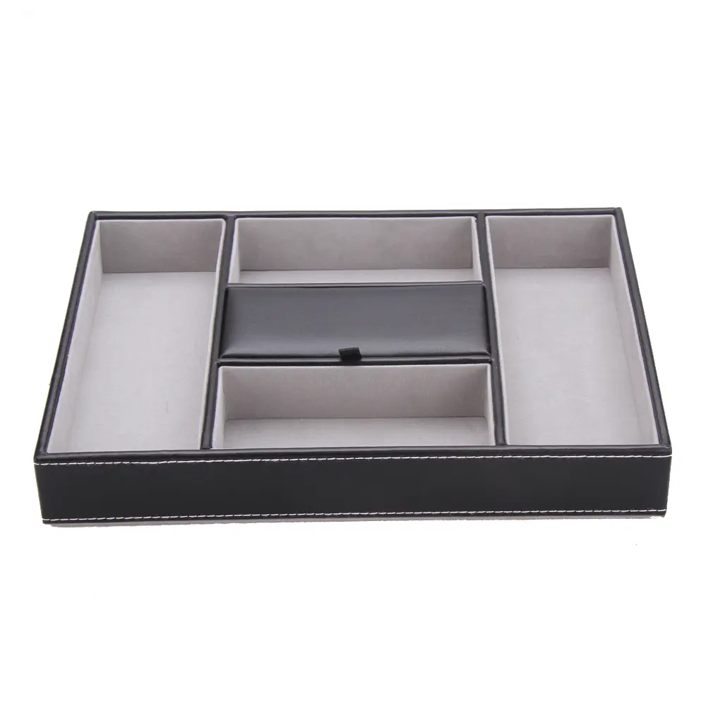 Fashion PU table storage tray for coins or accessories | WG013